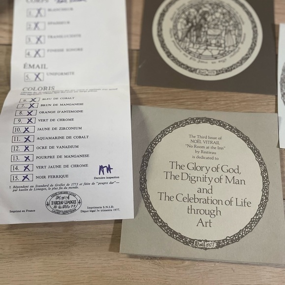 HENRI D'ARCEAU.L.& FILS Limoges France Collectors Plate “ The purification” 1978 - Picture 9 of 9